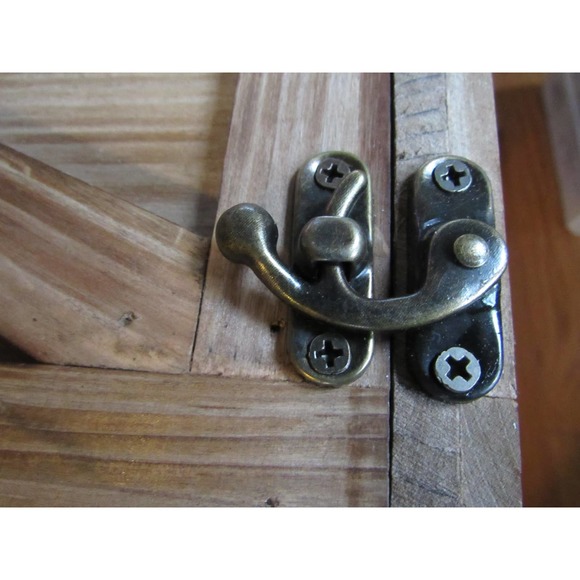 NEW Sealed St Ives Solid Wood Tree Collar Sand and Stable Christmas Holiday - Picture 8 of 12